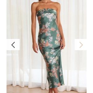 NWT Billy J Australia strapless dress